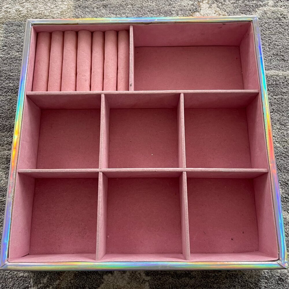Pink Drawer Jewelry Organizer
